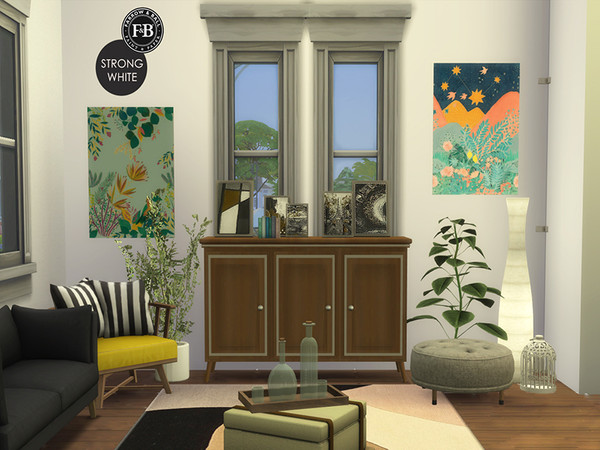 Sims 4 — Farrow and Ball Paint - Strong White by Manon4562 — This the Strong White tint of paint from Farrow&Ball