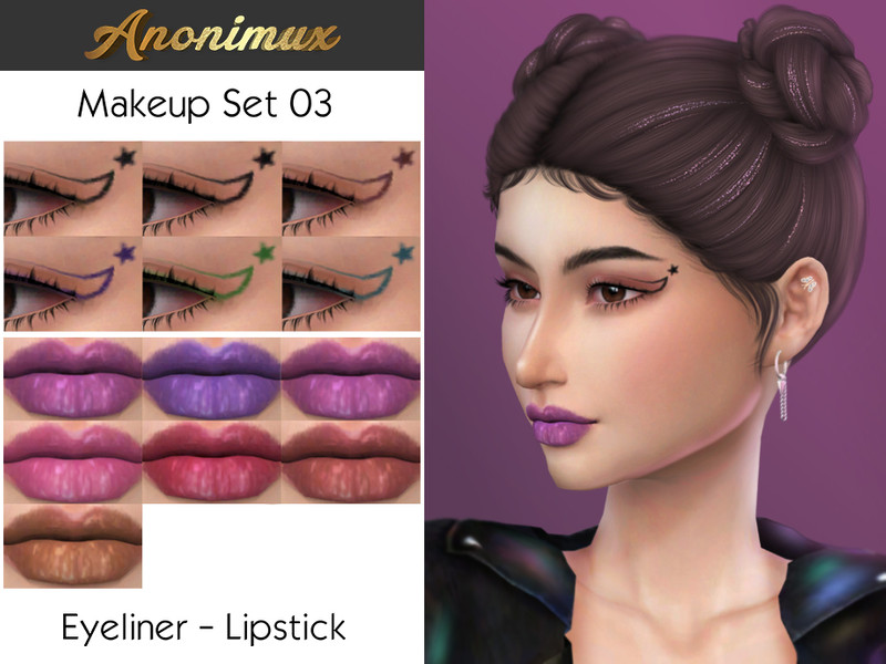 The Sims Resource Anonimux Makeup Set 02