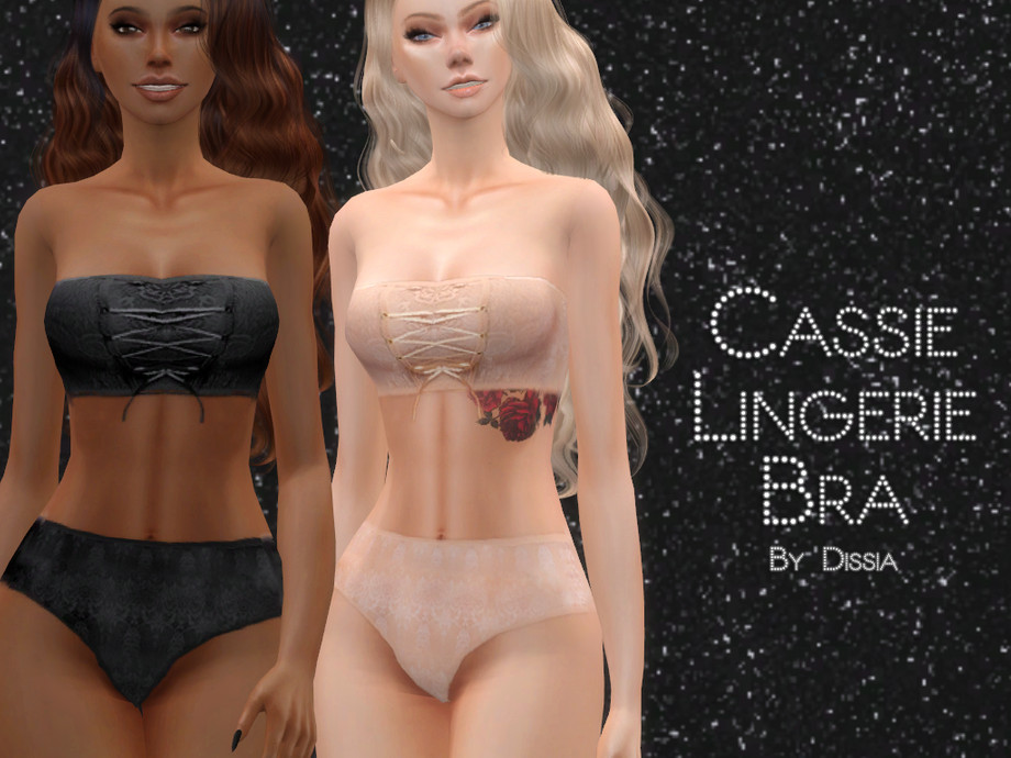 The Sims Resource - Cassie Lingerie Bra