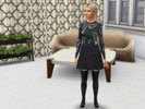 Sims 4 — Dinosaur Sweater by sweatpants_n_sims — This is a tight dinosaur sweater for female adults.