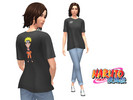 Sims 4 — NARUTO T-SHIRT [By Frazzot] by Frazzot — T-shirt with the Hidden leaf symbol on the chest, 20 swatches of Naruto