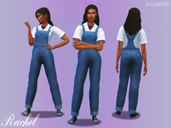 The Sims Resource - Rachel | 90s inspired overall