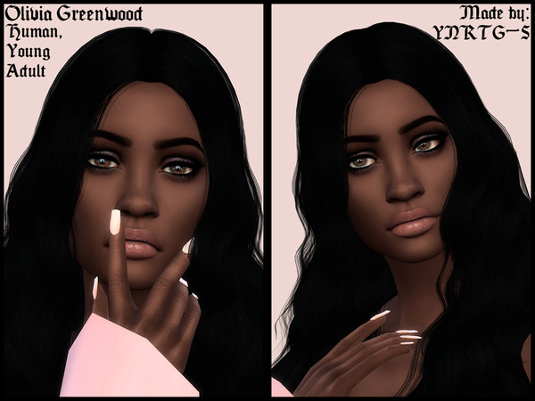 Sims 4 — Olivia Greenwood by YNRTG-S — Olivia is quite a notable persona: she wishes to gain fame(and hence money) for