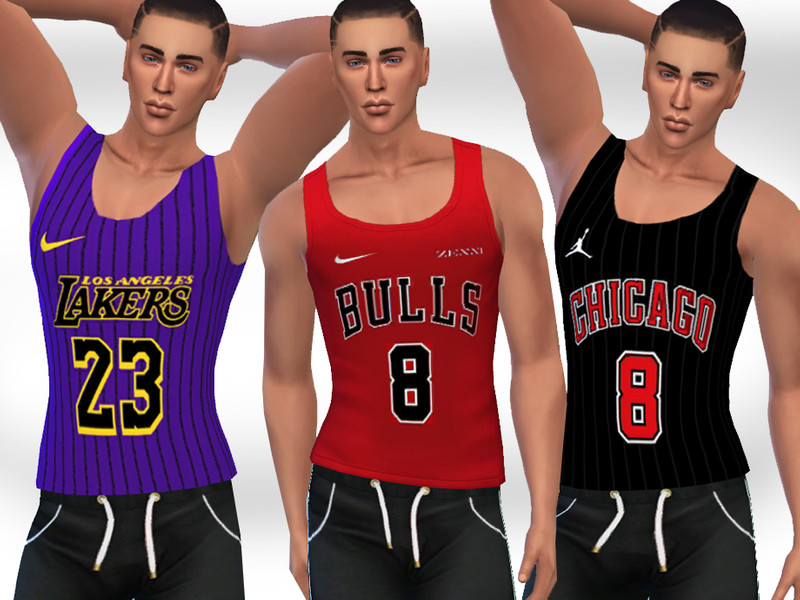 The Sims Resource - Male Sims Tank Tops
