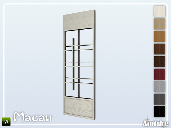 Sims 4 — Macau Wallpanel Sitang Left by Mutske — This wallpanel is part of the Macau Contructionset. Made by Mutske@TSR.