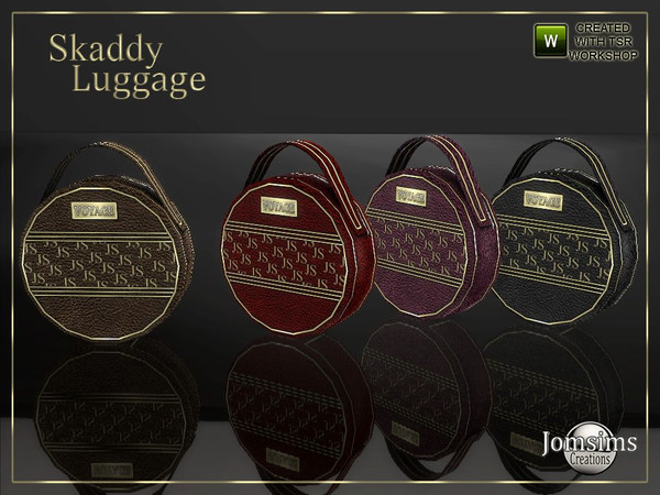 Sims 4 — Skaddy luggage handbag2 by jomsims — Skaddy luggage handbag2