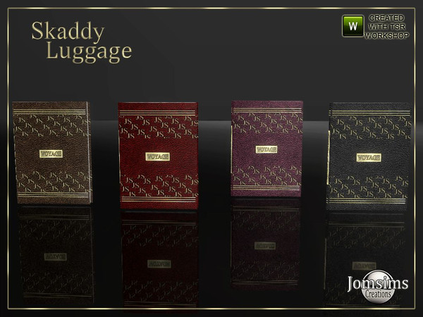 Sims 4 — Skaddy luggage organizer by jomsims — Skaddy luggage organizer