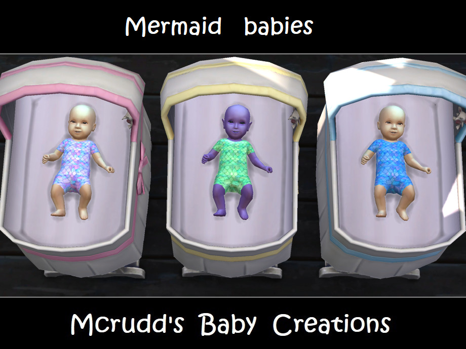 The Sims Resource Mermaid babies