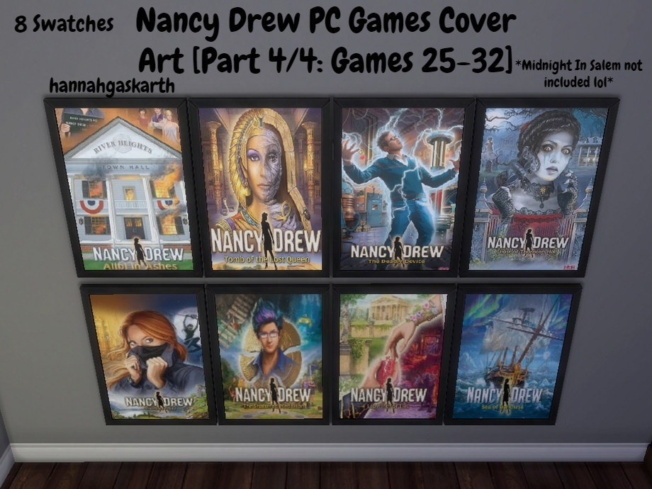 The Sims Resource - Nancy Drew Games Cover Art [Part 4/4: Games 25-32]