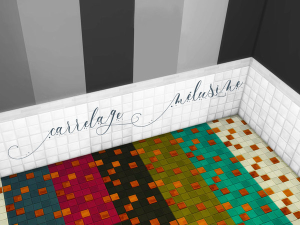 Sims 4 — Sol Melusine by Arthermyst — The witch Melusine's exculive's kitchen floor ! Yes, you read right, she did use it