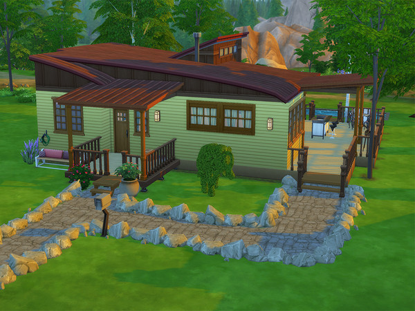 Sims 4 — Willoverhill - NO CC! by aydoline — Do you want to drink handmade cocktails while having fun with your friends