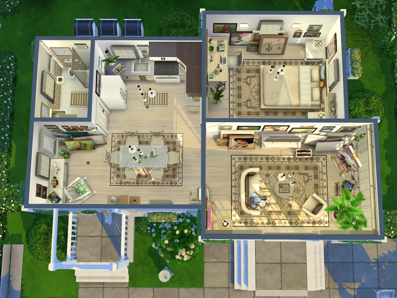 The Sims Resource | Sims 4 // Artists Tiny House // no CC