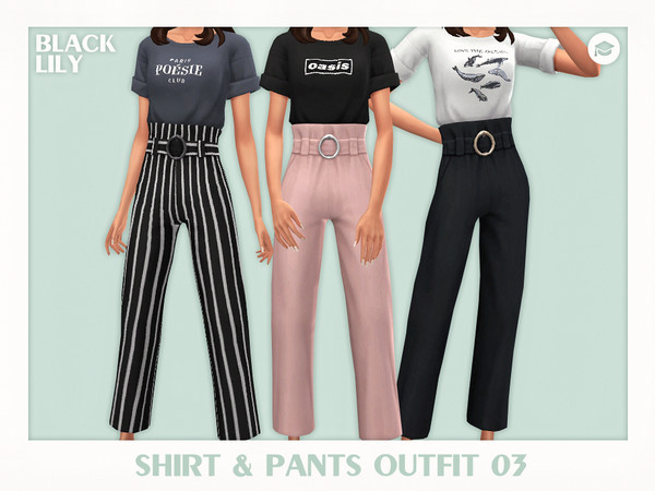 The Sims - Shirt & Pants Outfit 03