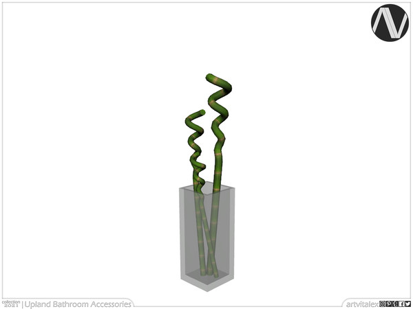 Sims 3 — Upland Bamboo In Glass by ArtVitalex — Bathroom Collection | All rights reserved | Belong to 2021 ArtVitalex@TSR