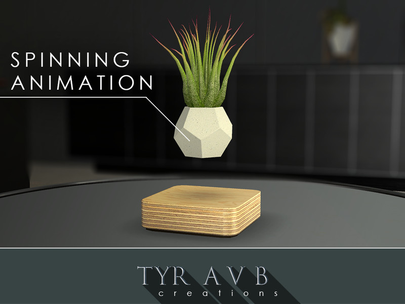 Sims 4 Levitating Plant (Spinning) - Air Plant by TyrAVB