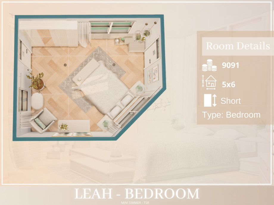 The Sims Resource - Leah Bedroom