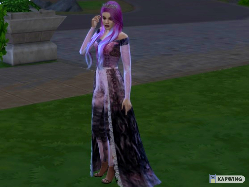The Sims Resource Audrey Descendants Queen Of Mean Dress