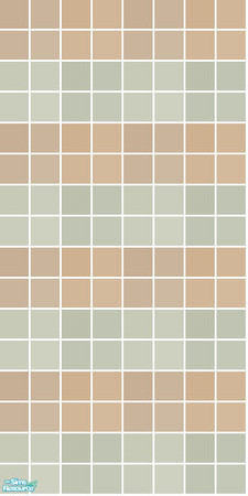 Sims 2 — Scenic Tile Set - Brown Wall by s00z — 