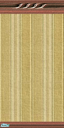Sims 2 — Wood Topper - Individual Item by Lorah — Nutmeg paint, wallpaper and matching carpets.
