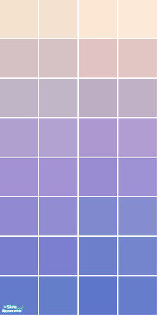 Sims 2 — Panorama Tile Set - Blue Wall by s00z — 