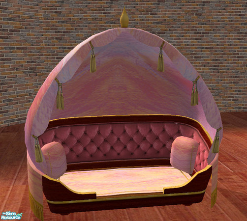 Sims 2 — Pink Tye-Dye Pet Bed by RockinRobin — Recolor of Maxis pet bed. Hope you enjoy :)