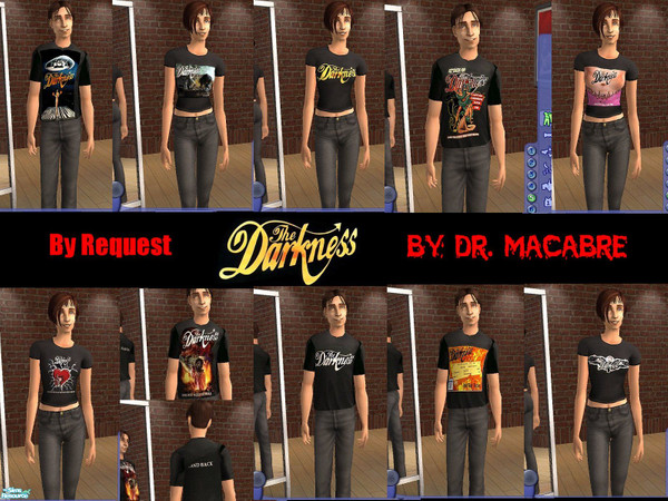 Sims 2 — By Request 9..... by Dr. Macabre — This one goes out to Rockhawk93. She asked for some tshirts for the band The