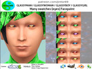 Sims 4 — GlassyMan / GlassyWoman / GlassyBoy / GlassyGirl Eyes by jintor — Face Paint All ages Male and Female