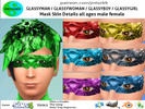 Sims 4 — GlassyMan / GlassyWoman / GlassyBoy / GlassyGirl Mask by jintor — Skin Details All ages All categories