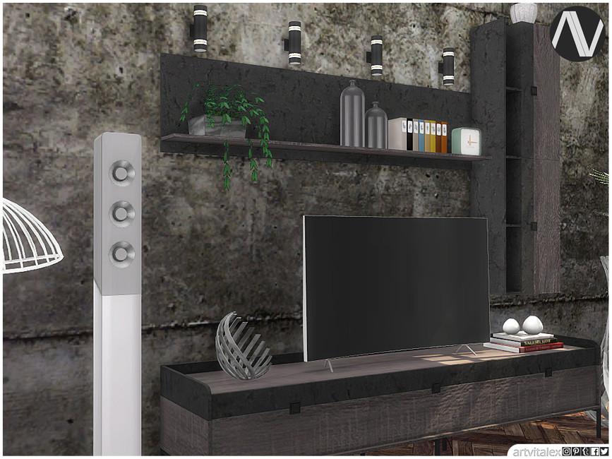 The Sims Resource Florence Living Room TV Units