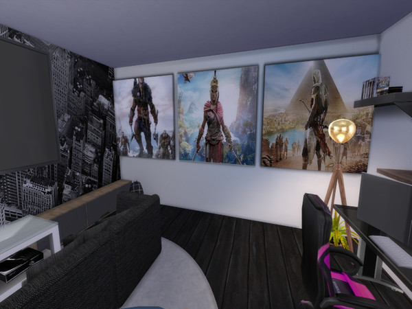 Sims 4 — GamingWallArt-AssasinsCreed1 by WBri98 — Hope you enjoy this trio !