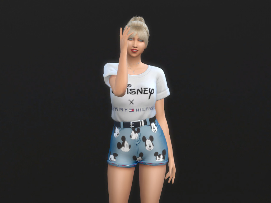bestille Susteen Leonardoda The Sims Resource - Disney X Tommy Hilfiger trousers for women