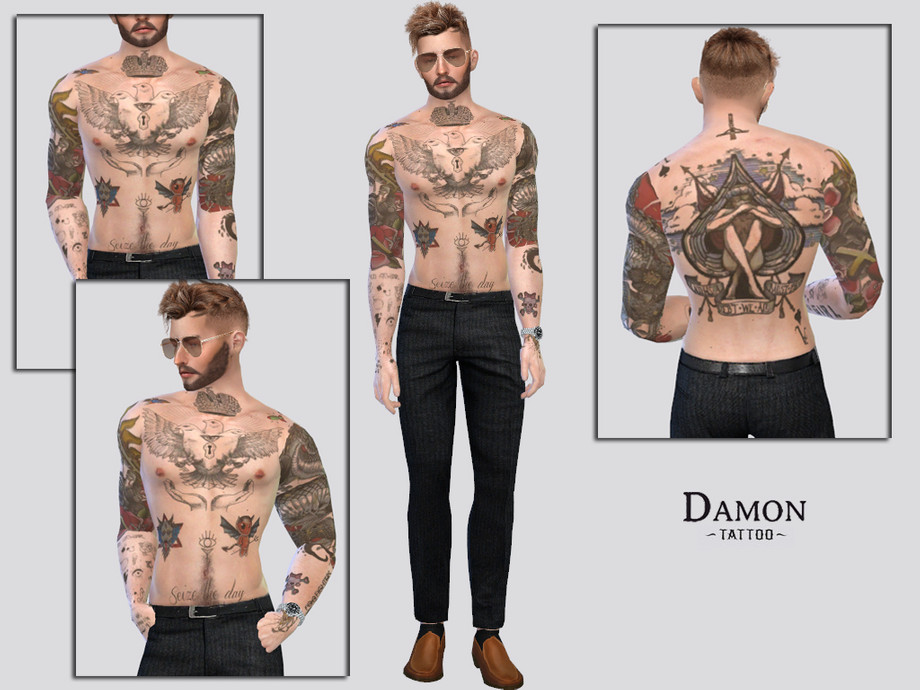 Patreon  Sims 4 tattoos Sims 4 men clothing Sims 4