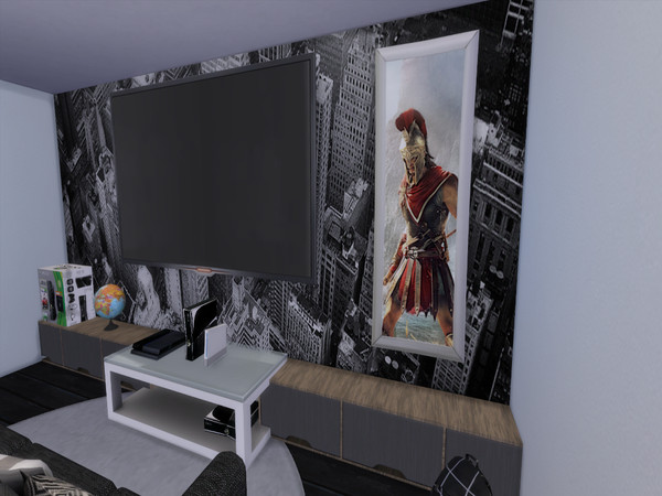 Sims 4 — GamingWallArt-AssasinsCreedOdysseyTall by WBri98 — Hope you enjoy ! 