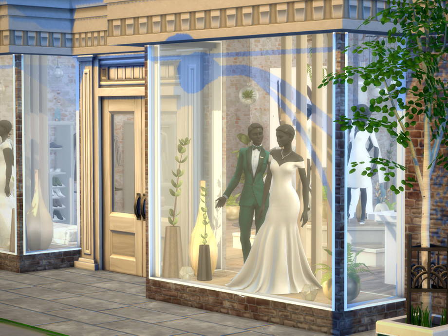 The Sims Resource - Bridal Boutique - Retail Lot - Get to Work needed