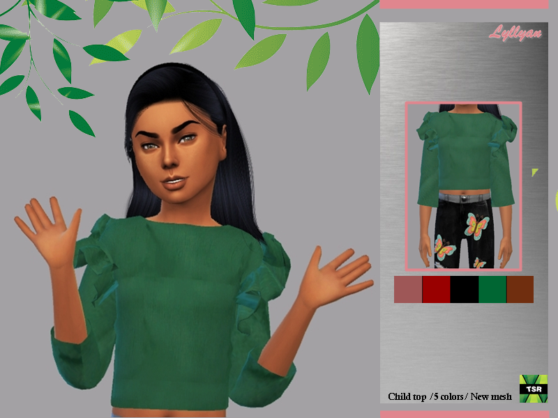 The Sims Resource - Child Top Eloisa