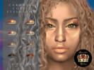 Sims 4 — Caramel & Coffe Eyeshadow by Kurokis_Palace — Eyeshadow Teen to Elder Female 8 colors Custom Thumbnail