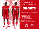 Sims 3 — LFC 2021 HOME SHORTS by CHboom — 3 RECOLORABLE CHANNEL 3 PREMADE SETS 4 VIRGIL Van Dijk 10 Sadio MANE 11 Mohamed