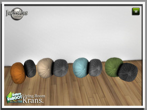 Sims 4 — Retro reboot Krans living room cushions sofa by jomsims — Retro reboot Krans living room cushions sofa