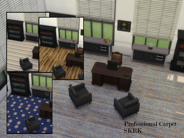 Sims 4 — Carpet for Professions by SocksRock_SKRK — Carpet for any professional setting.