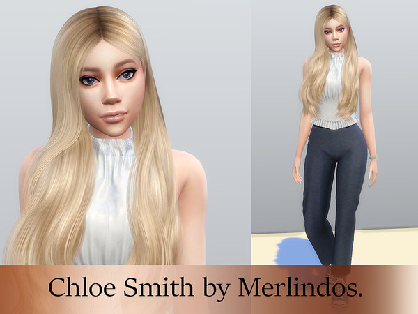 Sims 4 — Chloe Smith by merlindos2 — Created for: The Sims 4 Name: Chloe Smith Age : Young Adult * Download all CC's
