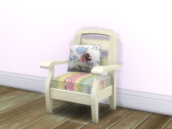 Sims 4 — Retro ReBOOT Vintage Holly Hobby Chair by seimar8 — Holly Hobby chair. Part of Vintage Holly Hobby set. Jungle