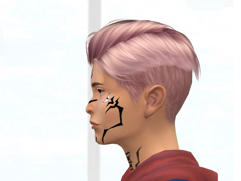 Sukuna Jujutsu Tattoo Sims 4 Studio In 2021 Sims 4 Sims 4 Tattoos