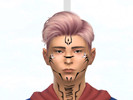 Sims 4 — Sukuna Face Tattoo by x_Rayne_x — This is my first CC. I made Sukuna's face tattoo. Sukuna is from Jujutsu