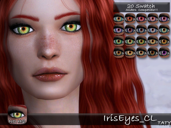 Sims 4 — [Ts4]Taty_IrisEyes_CL by tatygagg — - Female, Male - Human, Alien - Toddler to Elder - Hq Compatible - Sliders