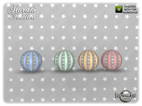 Sims 4 — Sloraki toddlers bedroom  deco ball by jomsims — Sloraki toddlers bedroom deco ball