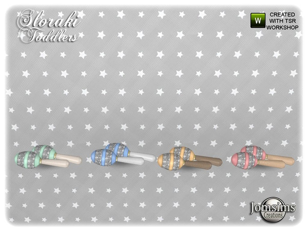 Sims 4 — Sloraki toddlers bedroom  deco maracass by jomsims — Sloraki toddlers bedroom deco maracass