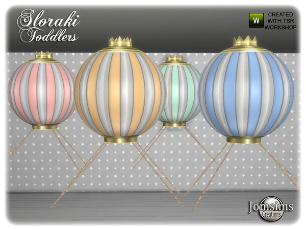 Sims 4 — Sloraki toddlers bedroom part2 bed by jomsims — Sloraki toddlers bedroom part2 bed