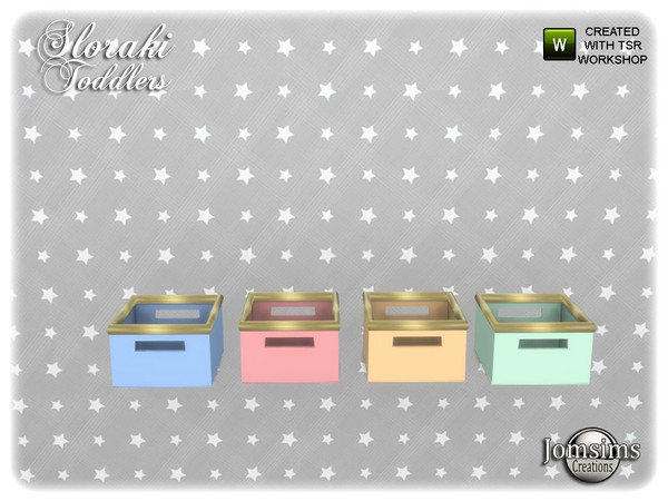 Sims 4 — Sloraki toddlers bedroom  deco basket2 by jomsims — Sloraki toddlers bedroom deco basket2