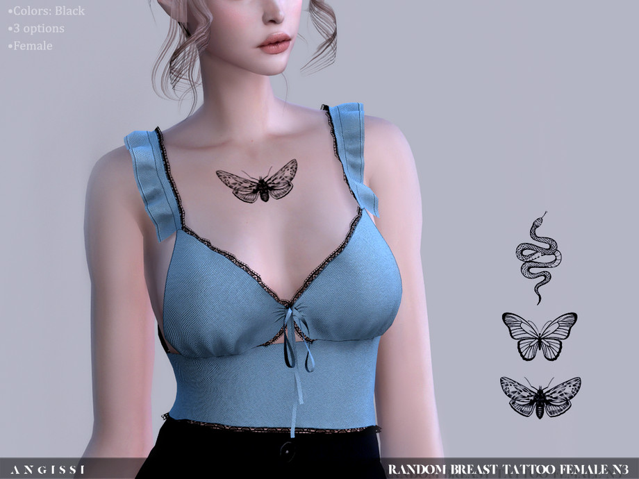 The Sims Resource - Random breast tattoo female N3
