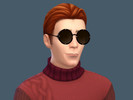 Sims 4 — Crowley's Blinder Glasses by Sherlock_of_Baker_Street —  I have been trying to find a pair of these for ages,